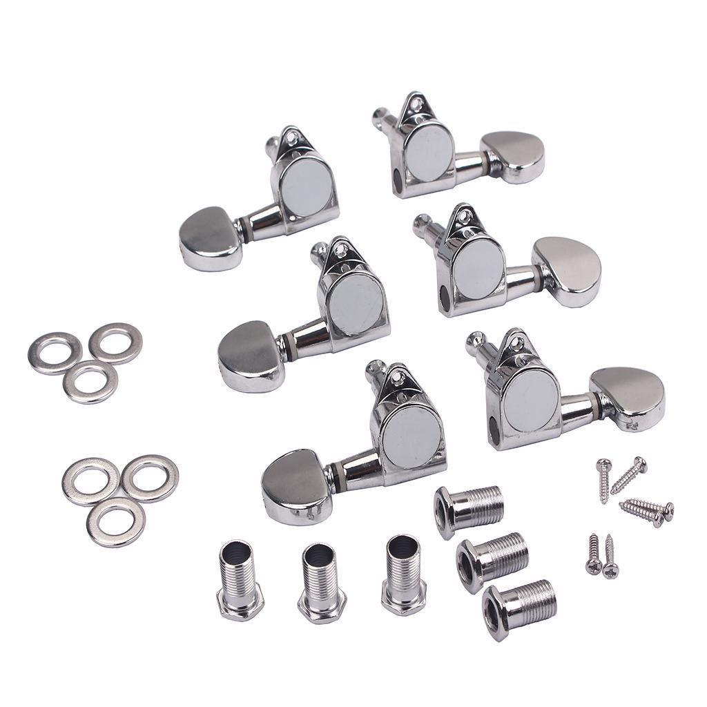 Acoustic Guitar Dreadnought - String Tuners Zinc Alloy Chrome Tuning