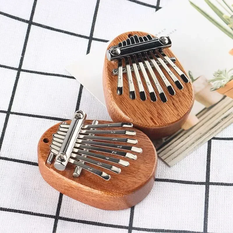 Musical Instrument African - 1Pcs Wood Mini Thumb Piano Musical