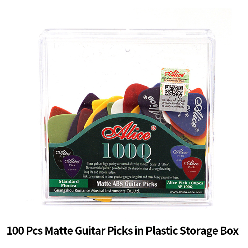 Acoustic Guitar Dreadnought - Alice Guitar Picks 100pcs Matte Anti-Slip