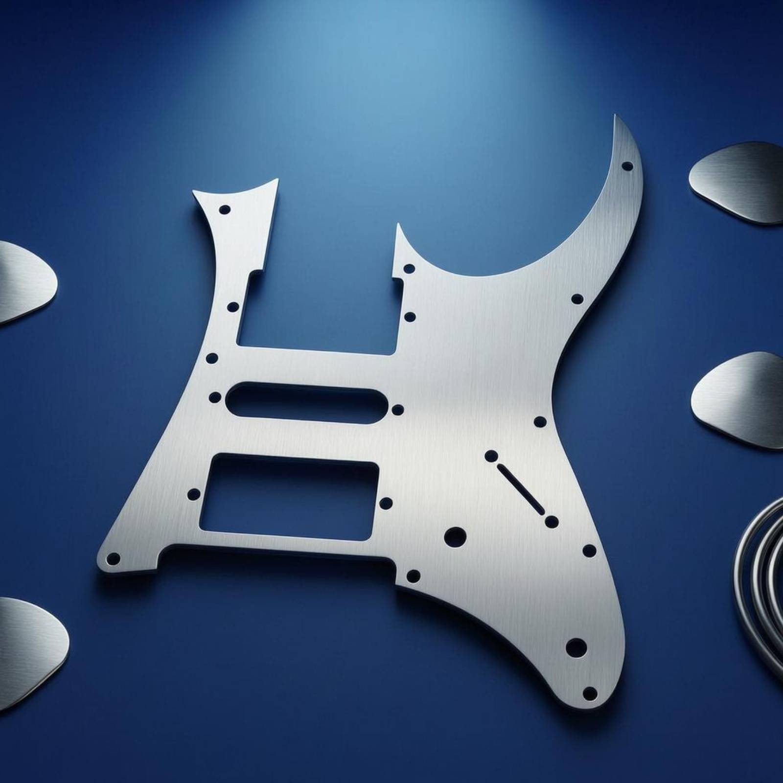 Electric Guitar Pickguard Alum - Musical Instrument ____ ulasan dan harga