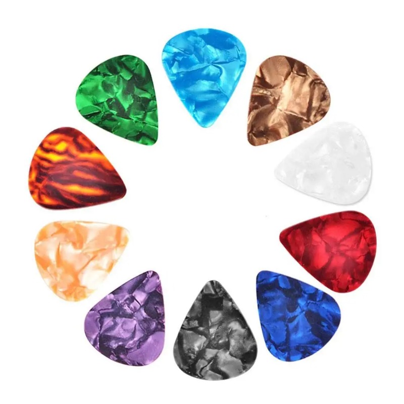 10PCS Guitar Picks Plectrum Ce - Acoustic Guitar Dreadnought ulasan dan harga