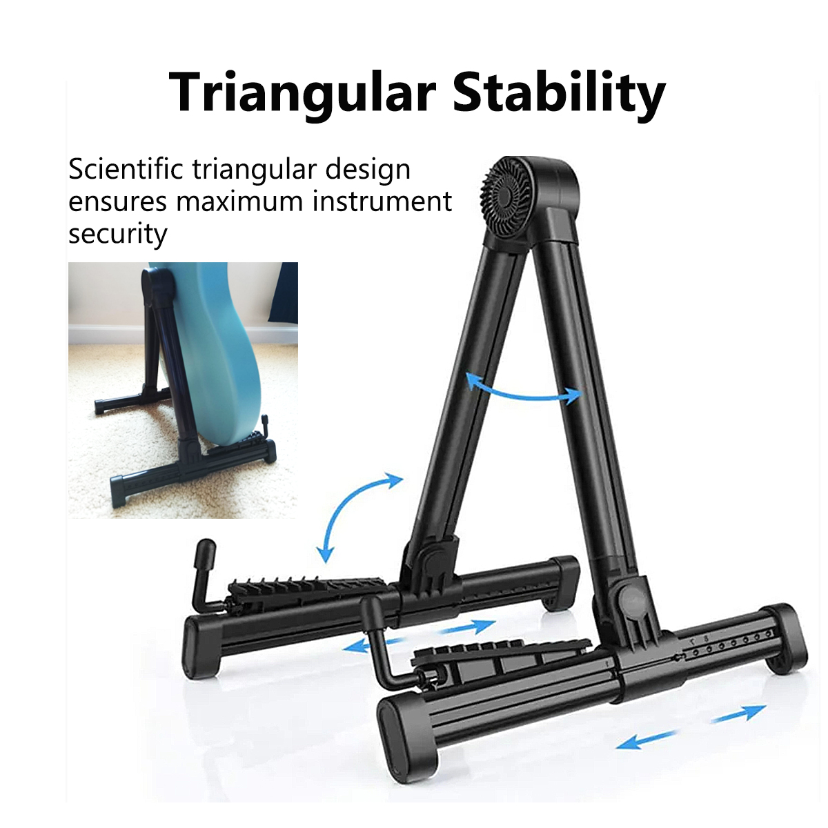Miwayer Foldable Guitar Stand  - Acoustic Guitar Dreadnought ulasan dan harga