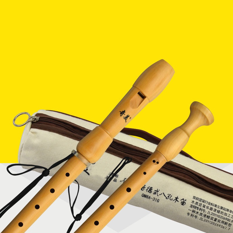 Qimei 8 Holes Alto Recorder Mu - Musical Instrument German ulasan dan harga