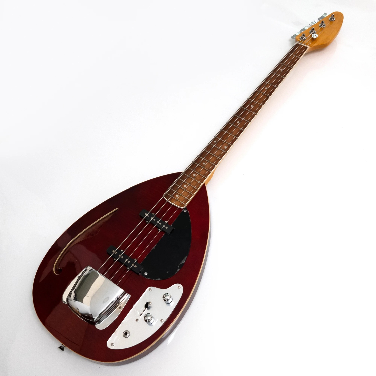 4 Strings Semi Hollow Body Ele - Dobro Resonator Guitar ulasan dan harga