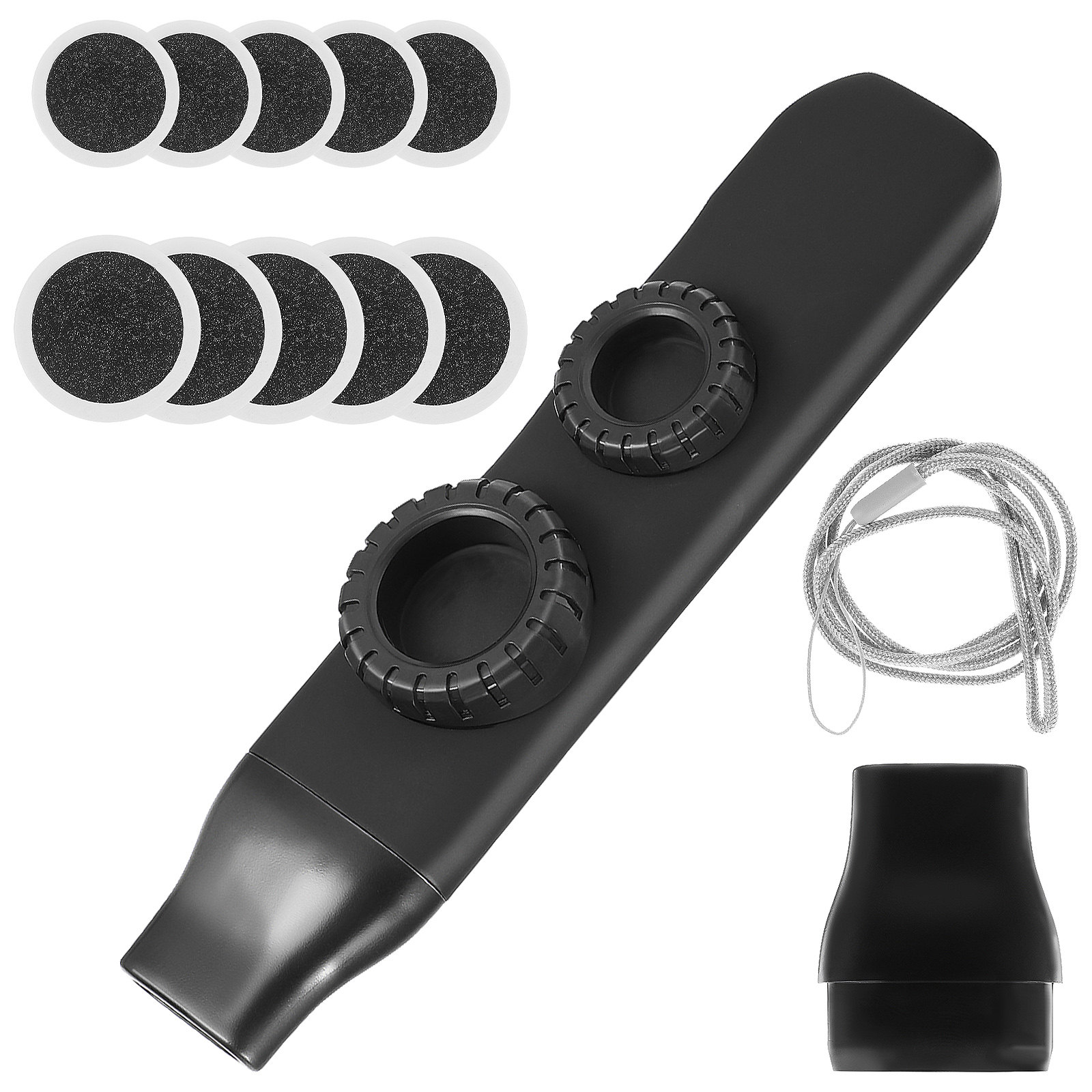Double Flute Hole Kazoo Instru - Musical Instrument Flute ulasan dan harga
