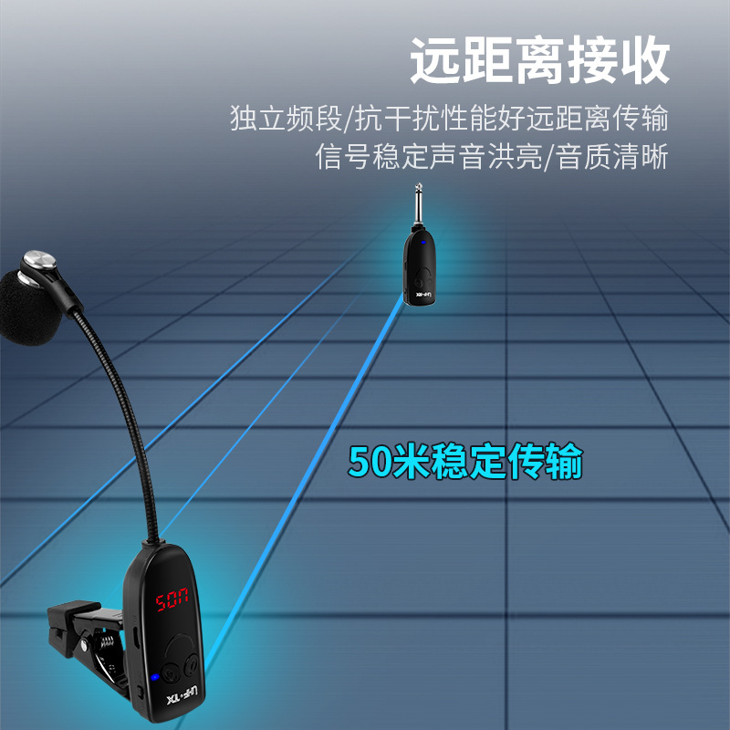 Wireless Microphone Musical In - Musical Instrument ____ ulasan dan harga