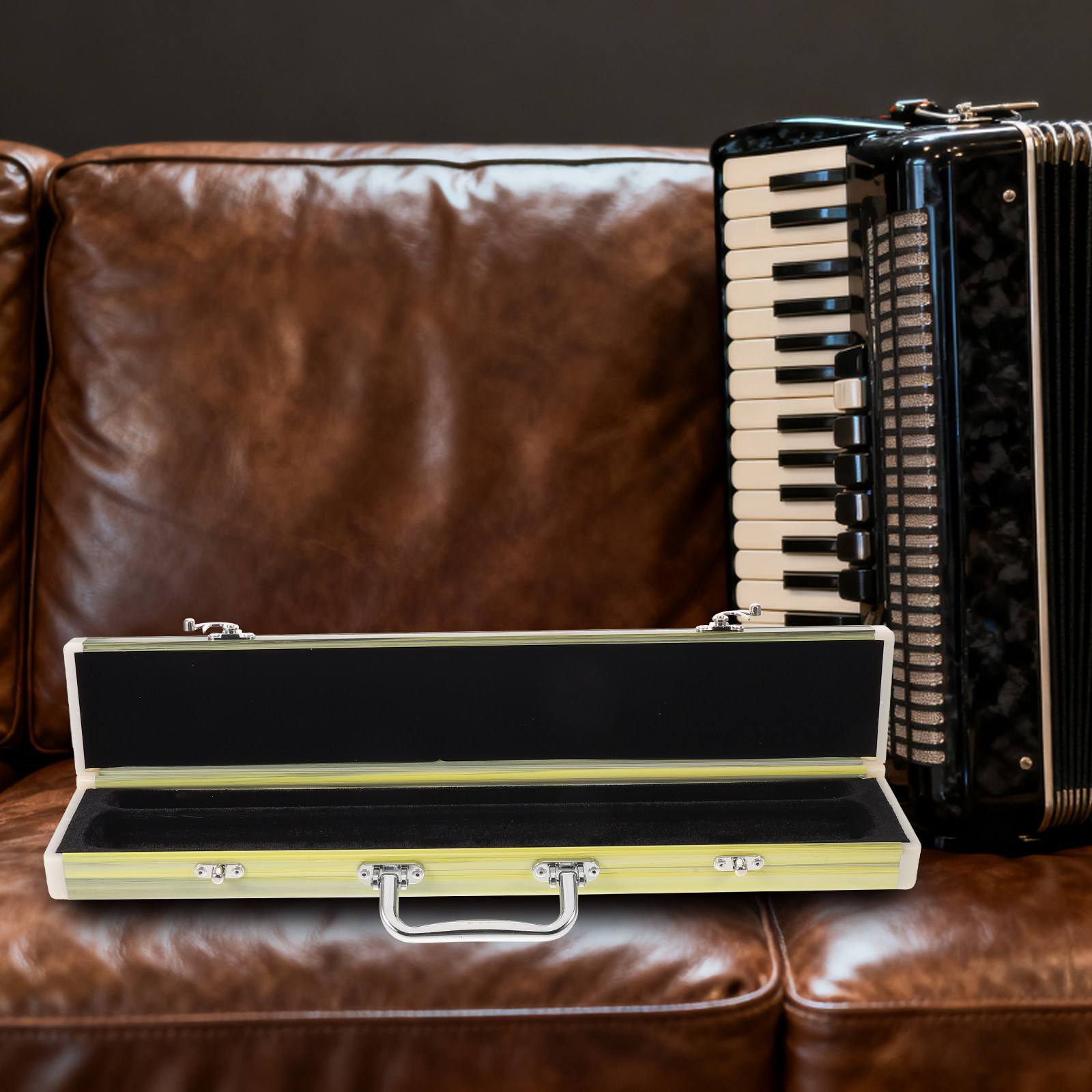 Concert Flute Case Double Comp - Musical Instrument Flute ulasan dan harga