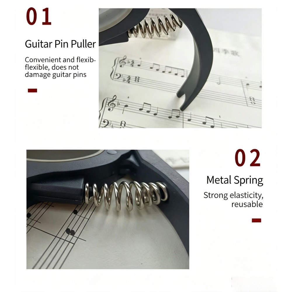 2 in 1 Guitar Capo with Bridge - Acoustic Guitar Dreadnought ulasan dan harga