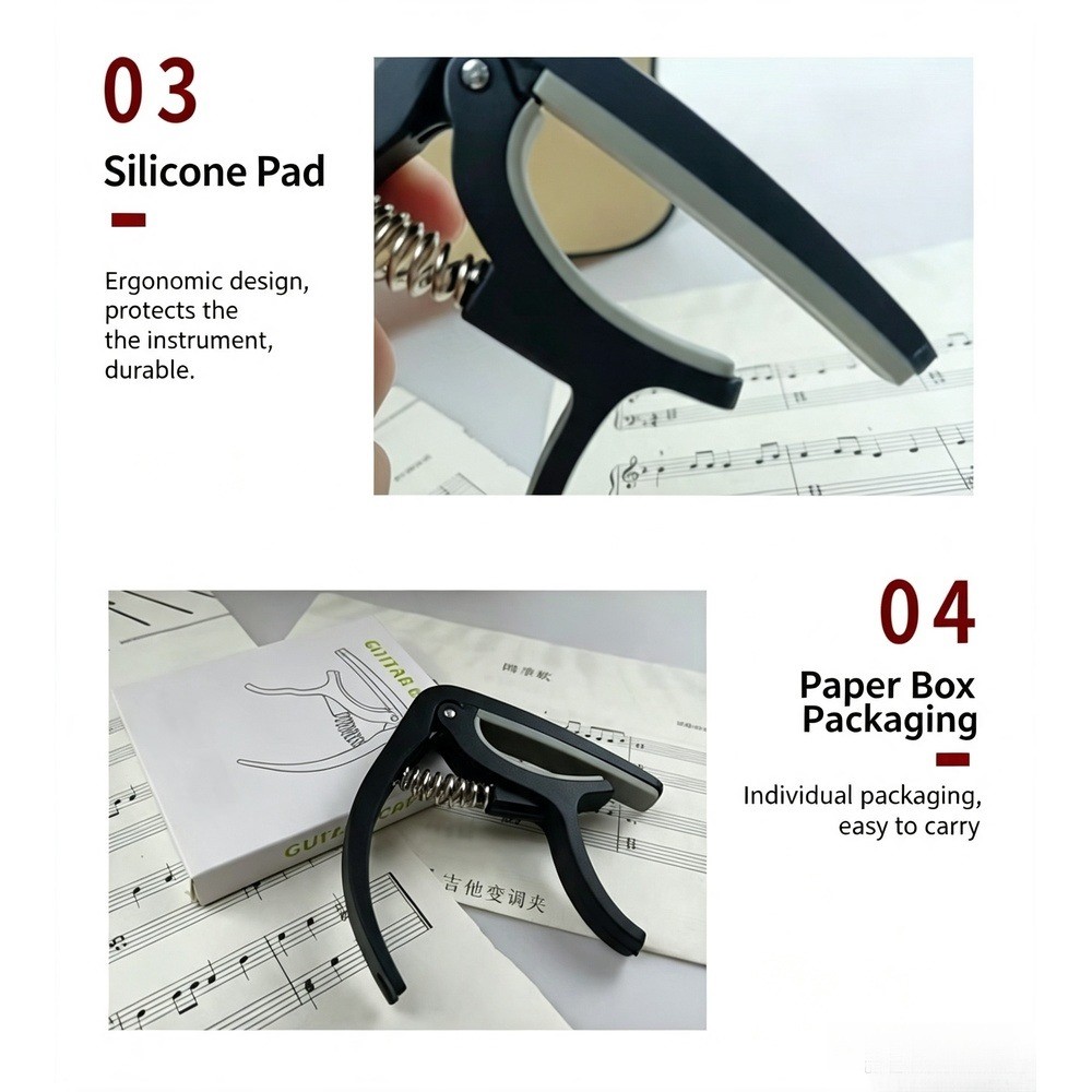 2 in 1 Guitar Capo with Bridge - Acoustic Guitar Dreadnought ulasan dan harga