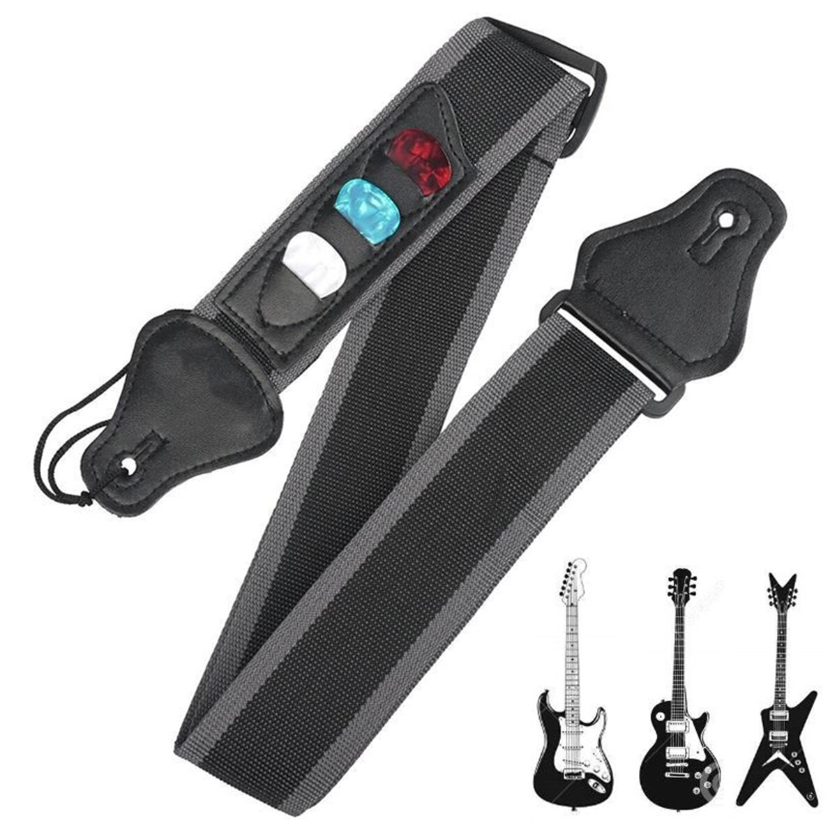 Electric Guitar Strap Adjustab - Acoustic Guitar Dreadnought ulasan dan harga