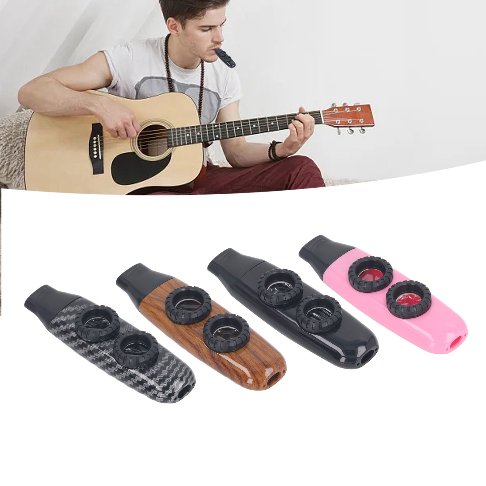 Kazoo Flute Dual Hole Flute Ad - Musical Instrument Flute ulasan dan harga