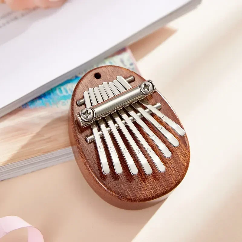1Pcs Wood Mini Thumb Piano Mus - Musical Instrument African ulasan dan harga