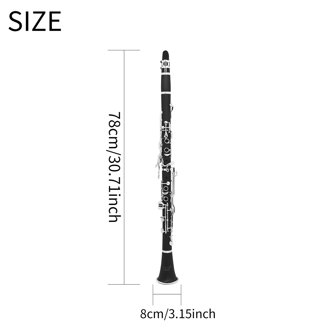 IRIN Clarinet Key of G 17 keys - Musical Instrument German ulasan dan harga