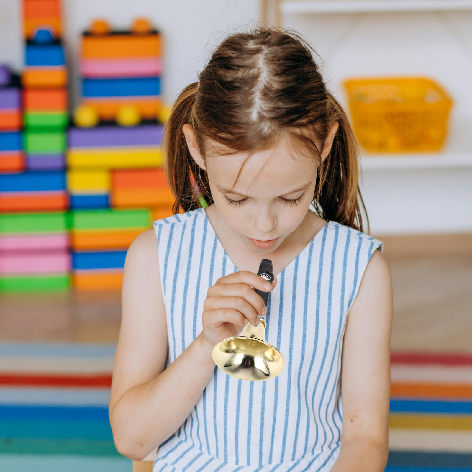 Black Metal Kazoo Trumpet Flut - Musical Instrument Flute ulasan dan harga