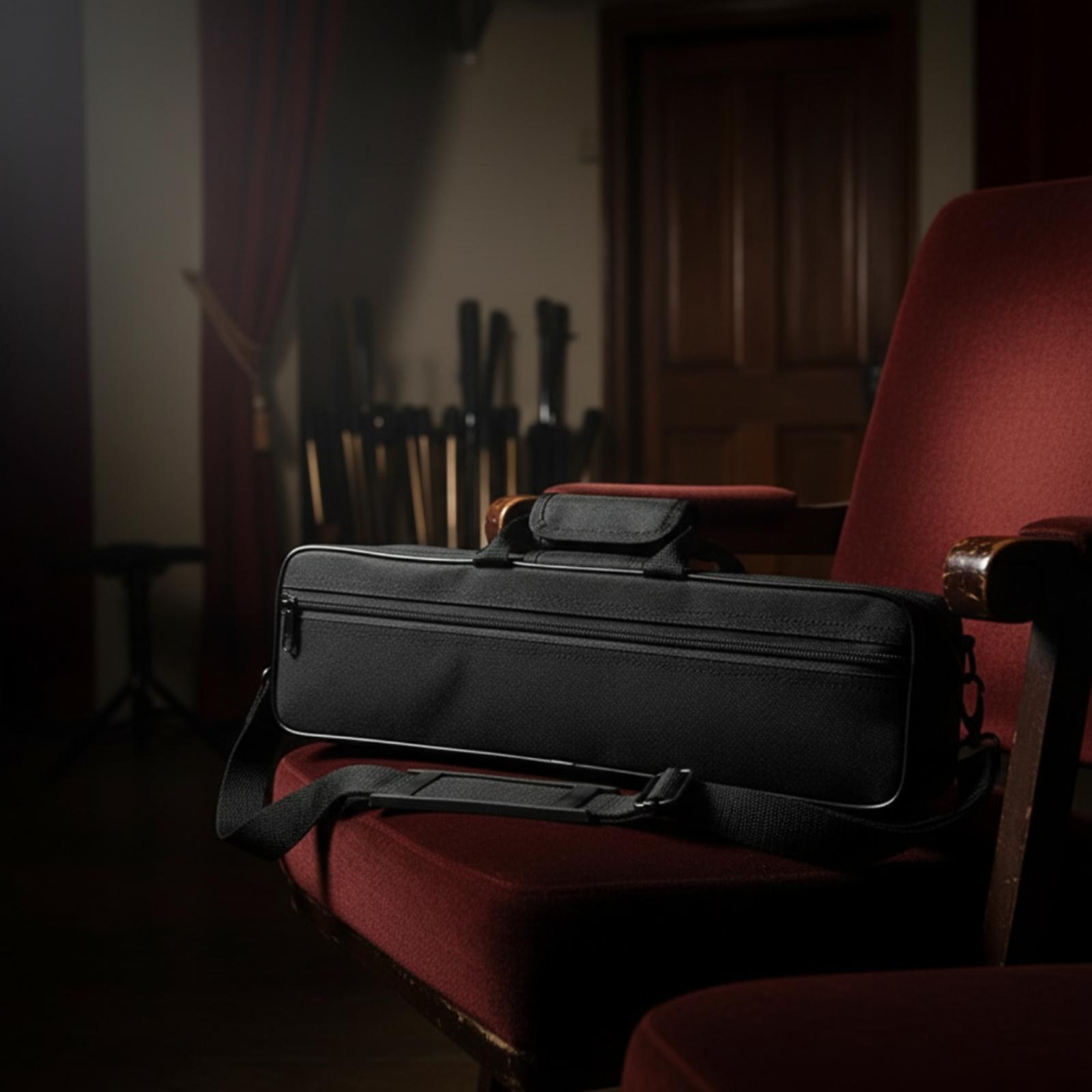 Secure Zipper Flute Bag with F - Musical Instrument Flute ulasan dan harga